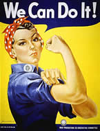 women's empowerment - we can do it poster