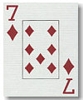 Seven of Diamonds in the House of Sun